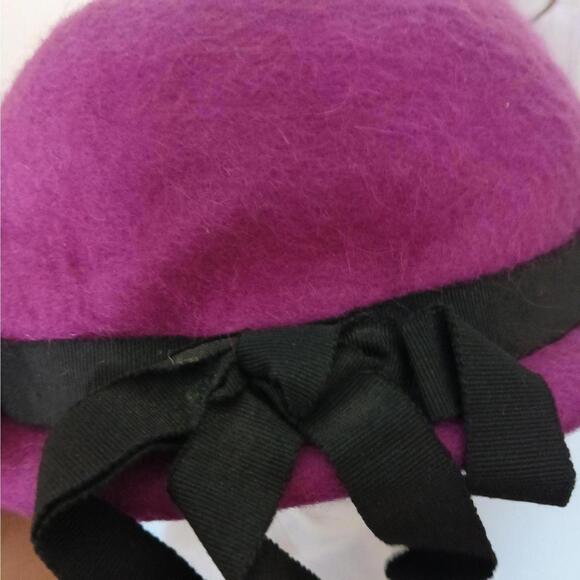 Vintage 60s bright purple‎ fedora - Picture 3 of 4